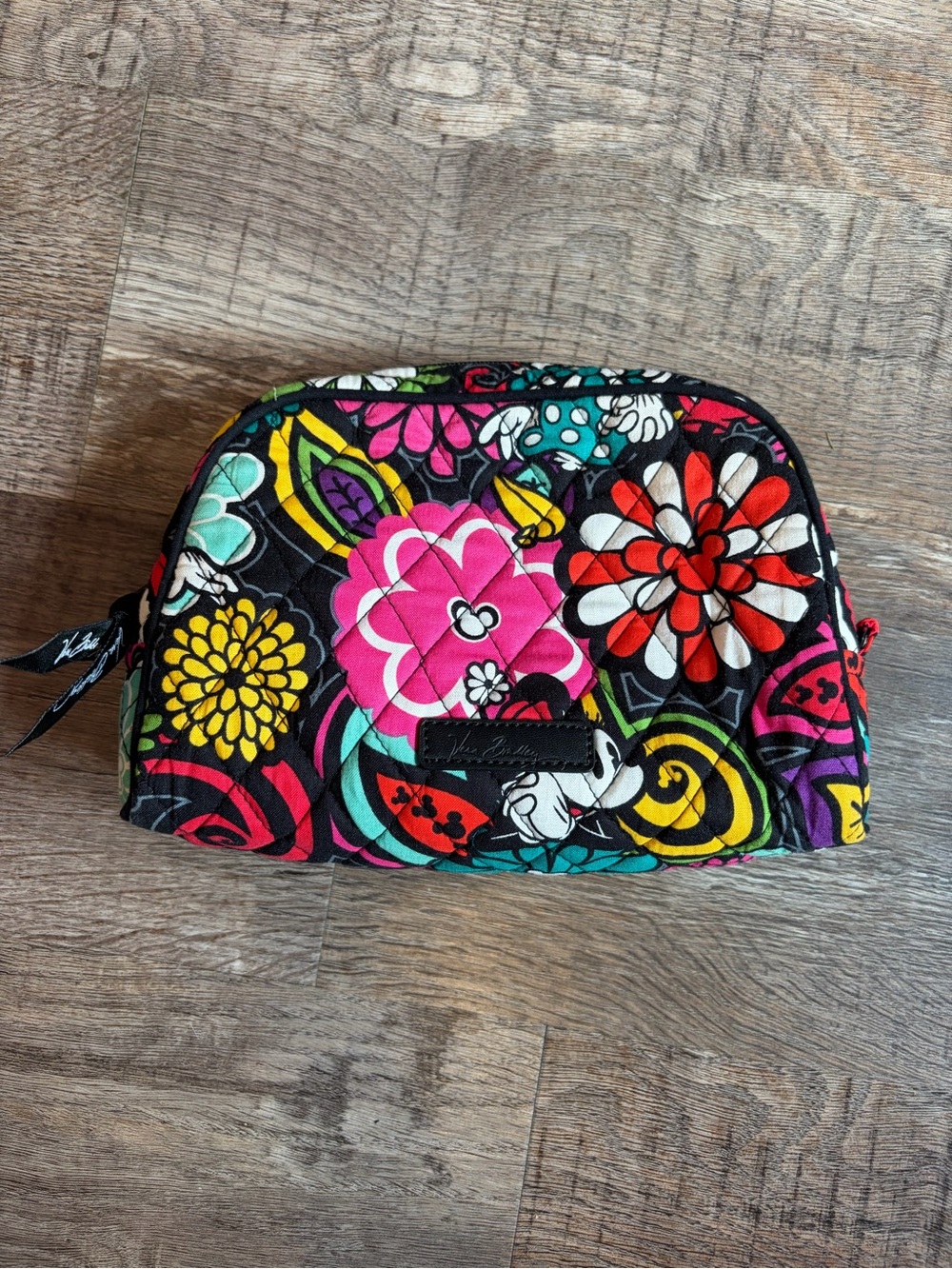 Vera Bradley Magical Blooms Mickey and Minnie Cosmetic Bag